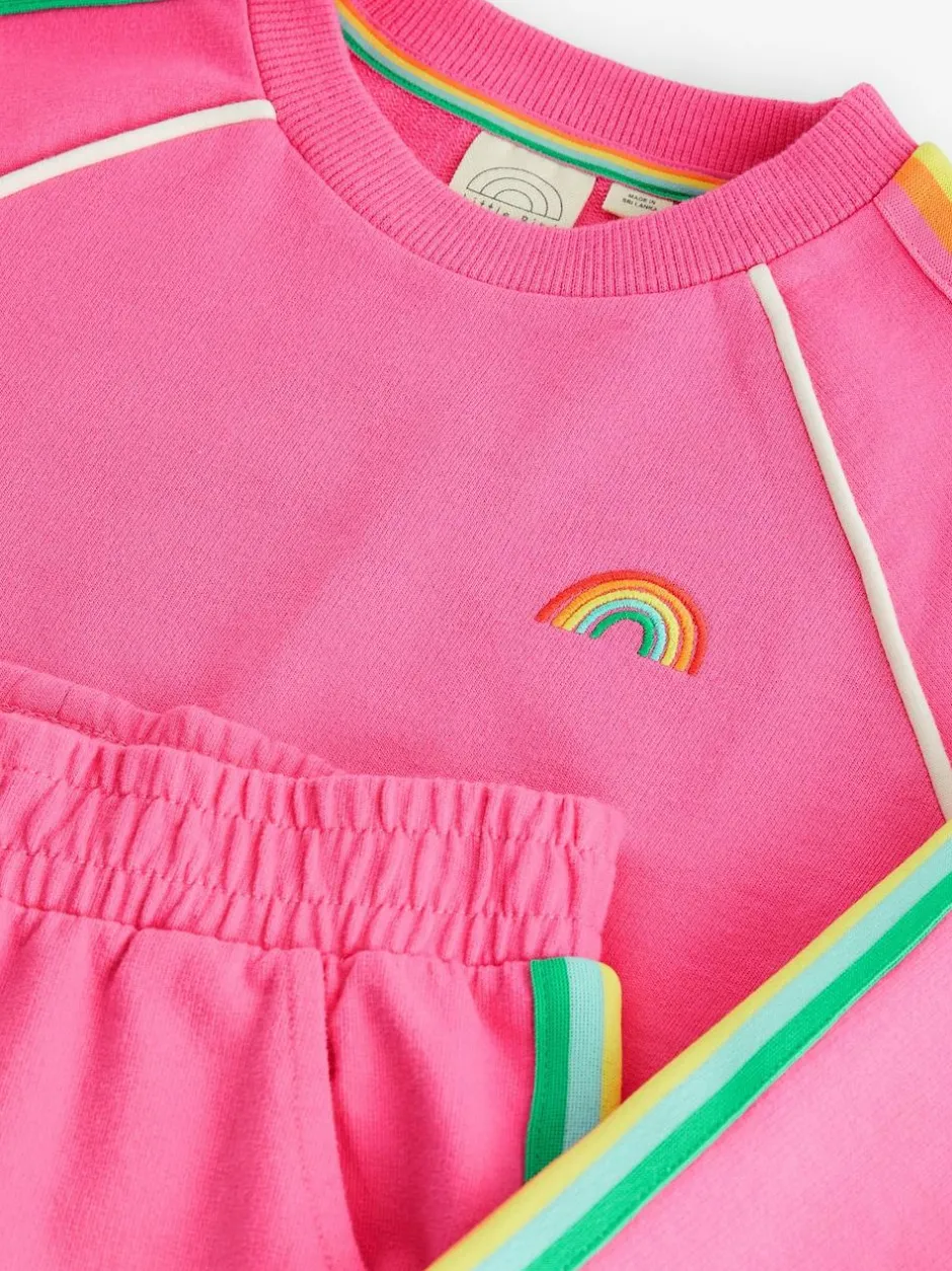 Little Bird by Jools Oliver Sweatshirt and Joggers Set Pink Outlet