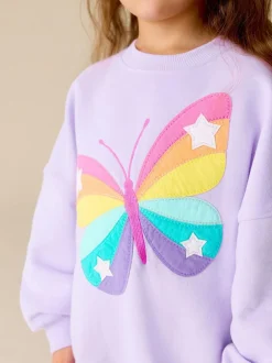 Little Bird by Jools Oliver 2 Piece Jumper and Leggings Set Lilac Purple Butterfly Discount