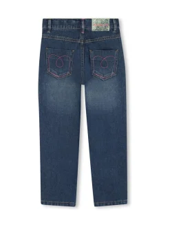Billieblush Logo Denim Jeans With Appliqué Detail Best