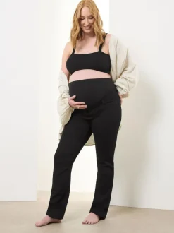 Long Tall Sally Black Maternity Lift & Shape Slim Leg Jeans Best