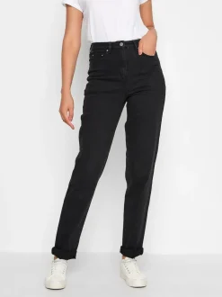 Long Tall Sally Black Mom UNA Stretch Jeans Clearance