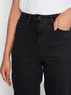 Long Tall Sally Black Mom UNA Stretch Jeans Clearance