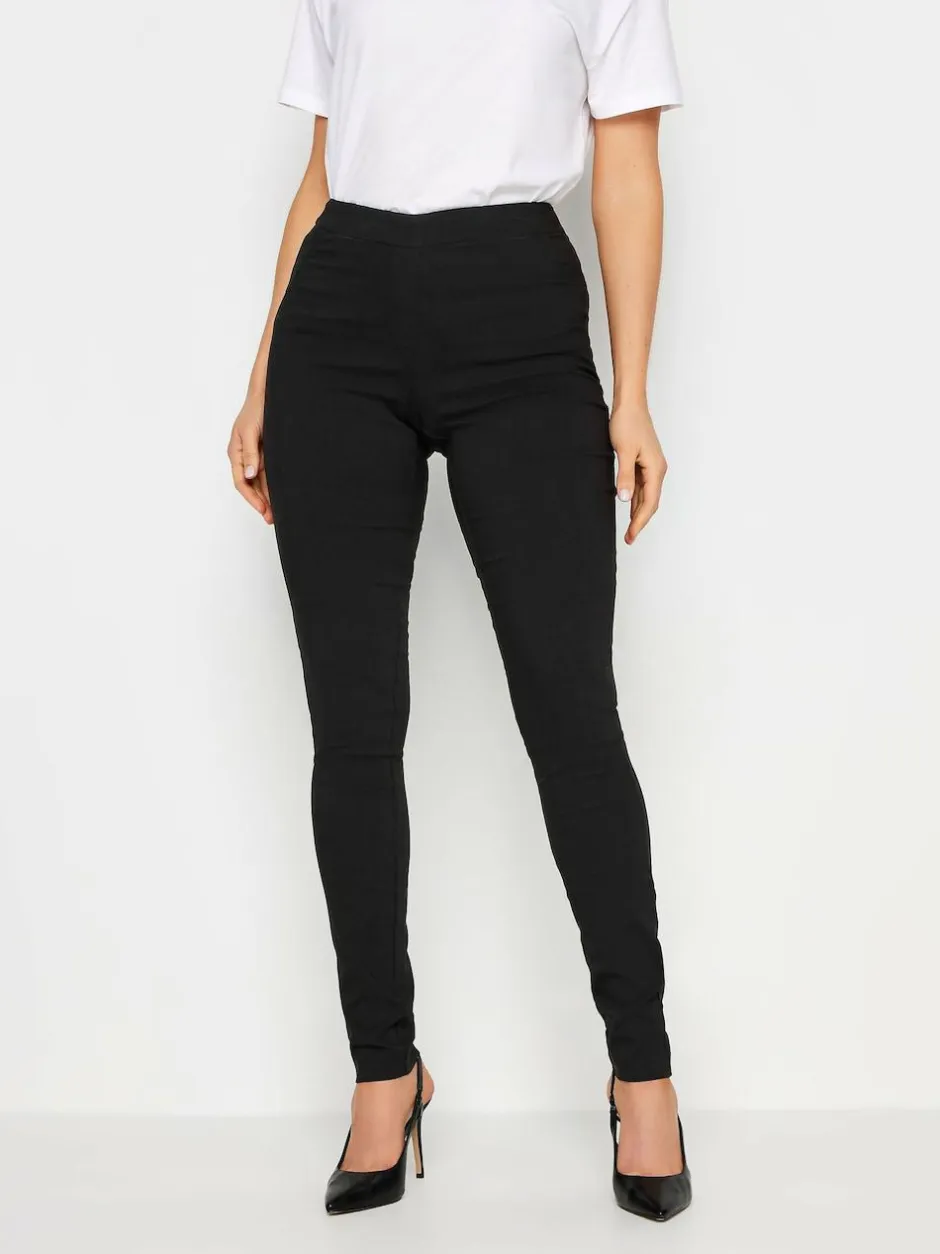 Long Tall Sally Black Stretch Skinny Trousers Outlet