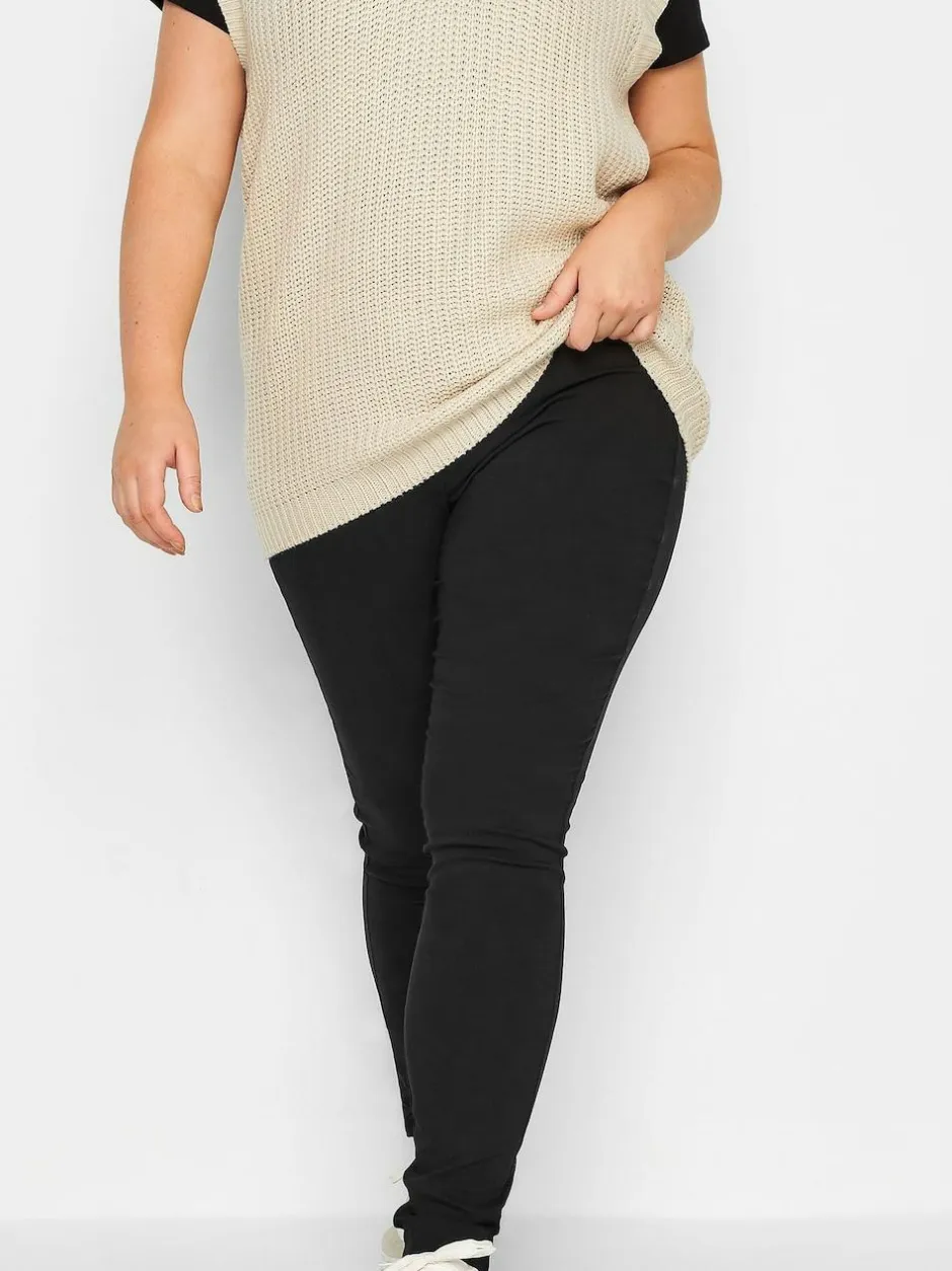 Long Tall Sally Black Stretch Skinny Trousers Outlet