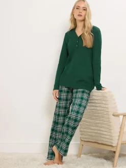 Long Tall Sally Check Pyjamas Green Sale