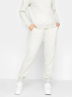 Long Tall Sally Grey Basic Cuffed Joggers Clearance