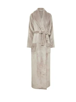 Long Tall Sally Super Luxe Shawl Maxi Robe Natural Sale