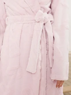 Long Tall Sally Hooded Maxi Robe Pink