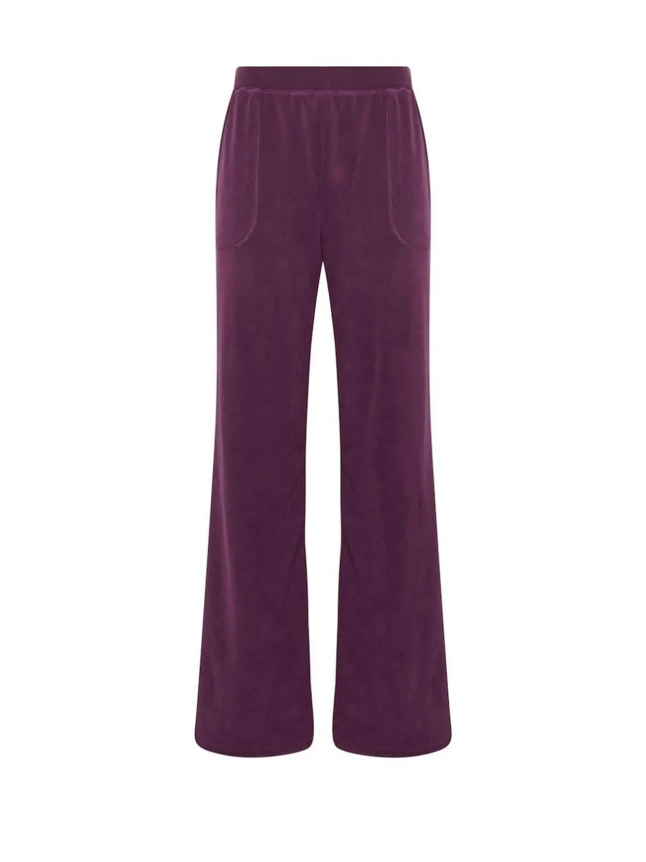 Long Tall Sally Microfleece Joggers Purple Clearance