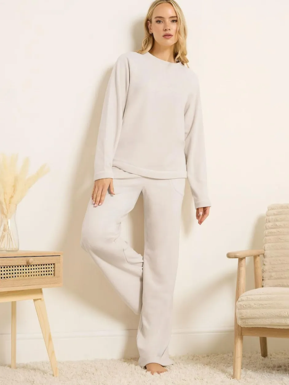 Long Tall Sally Microfleece Joggers White Best