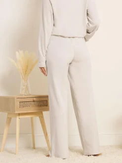 Long Tall Sally Microfleece Joggers White Best
