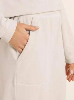 Long Tall Sally Microfleece Joggers White Best