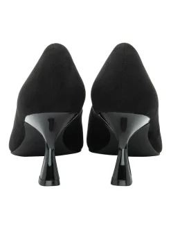Lotus Black Heeled Shoes Online