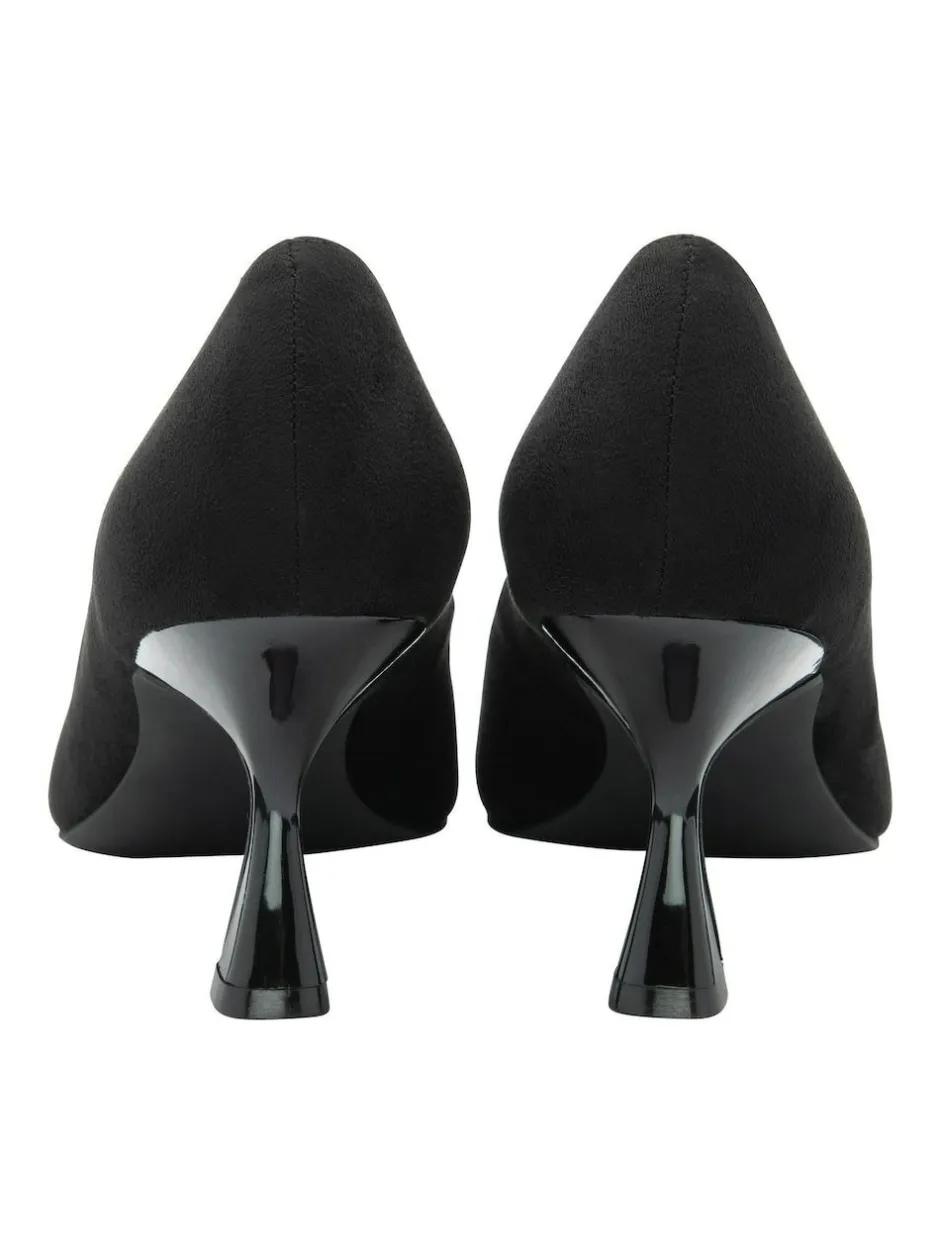 Lotus Black Heeled Shoes Online