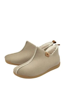 Lotus Natural Textile Bootie Slippers Hot