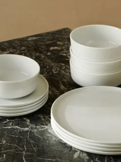 LSA International 12 Piece White Collective Dinner Set