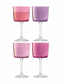 LSA International Gems Assorted Set of 250ml Wine Glasses Garnet Outlet