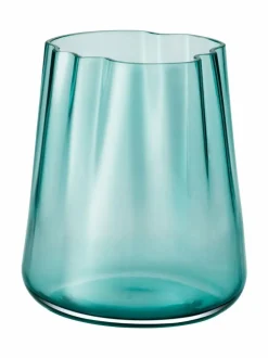 LSA International Lagoon Lantern Vase H24cm Sea Green Outlet