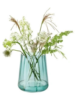 LSA International Lagoon Lantern Vase H24cm Sea Green Outlet