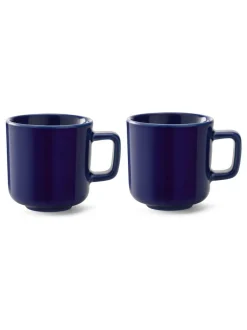 LSA International Set of 2 Collective Espresso Cups 75ml Cobalt Outlet