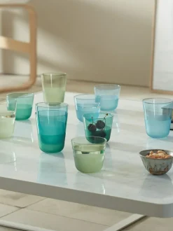 LSA International Set of 2 Arc Contrast Tumblers 380ml Sky Clearance