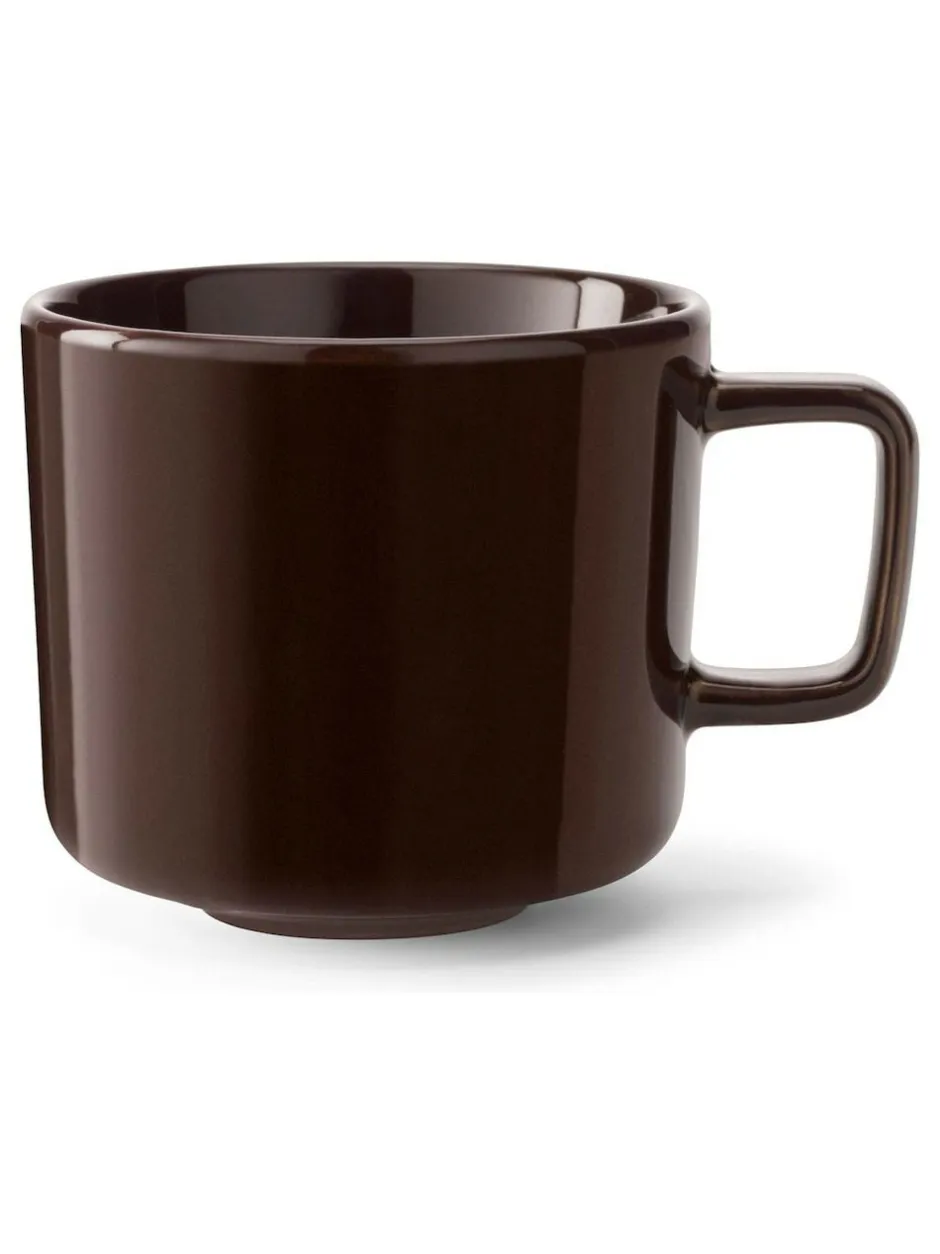 LSA International Set of 2 Collective Coffee and Tea Cups 260ml Chocolate Brown Discount