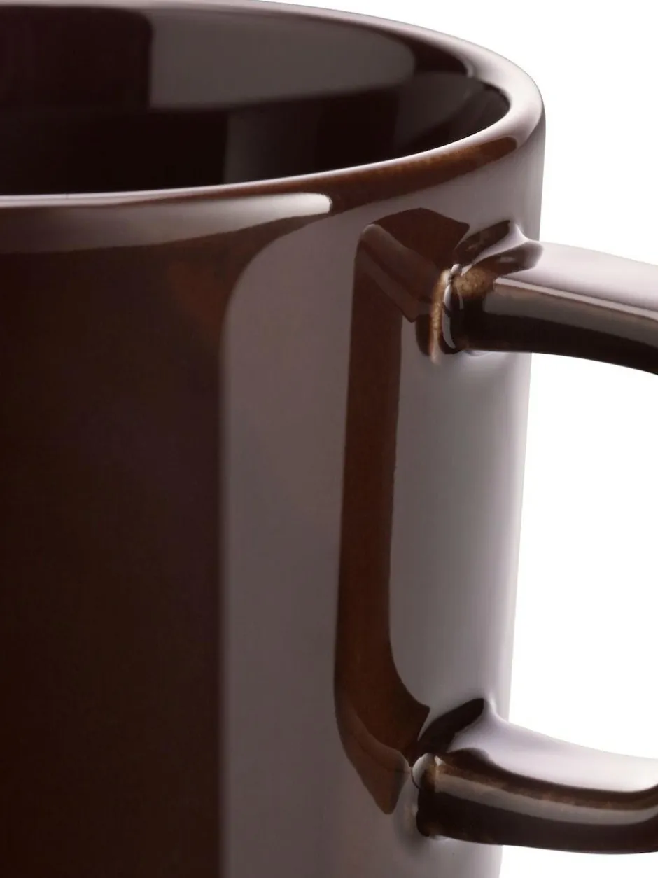 LSA International Set of 2 Collective Coffee and Tea Cups 260ml Chocolate Brown Discount