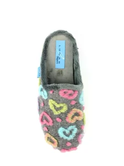 Lunar Mule Slippers Grey