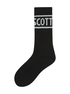 Lyle & Scott Black Blaze Cotton Sports Socks 3 Pack New