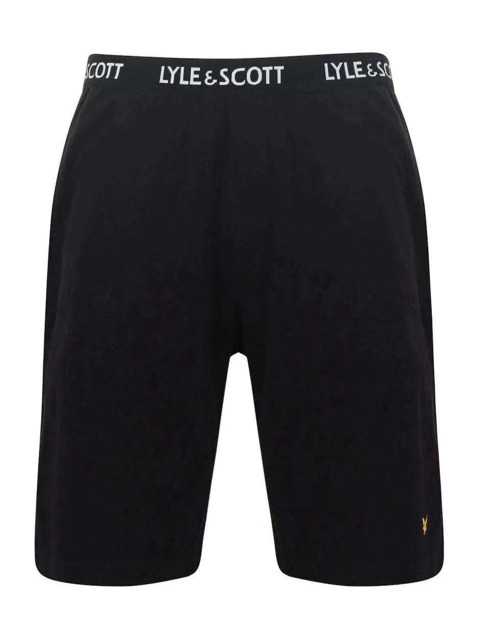 Lyle & Scott Black Charlie Loungewear Set Clearance