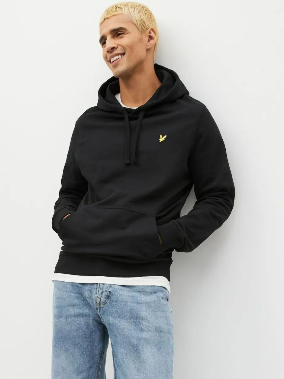 Lyle & Scott Black Pullover Hoodie Best