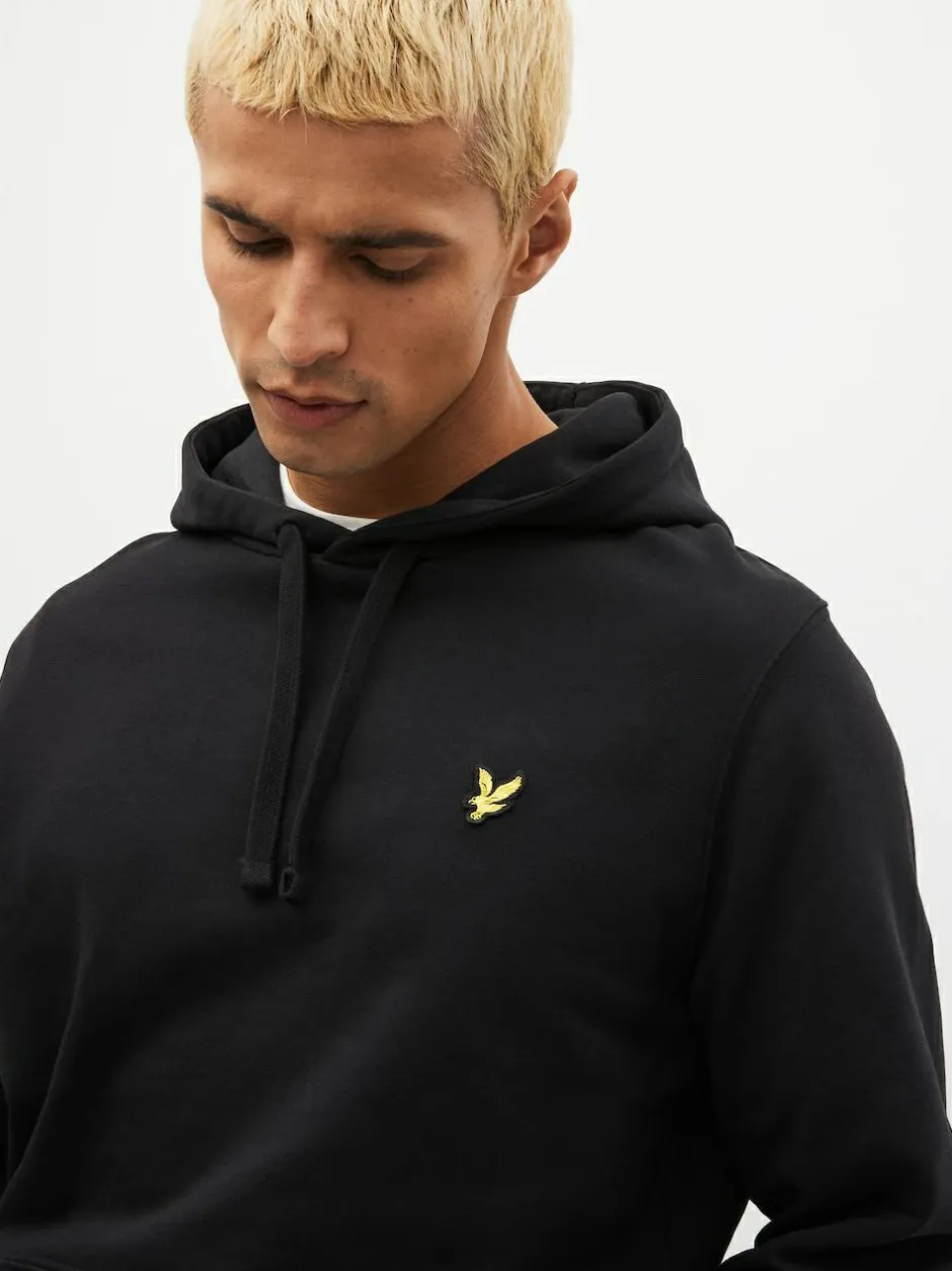 Lyle & Scott Black Pullover Hoodie Best