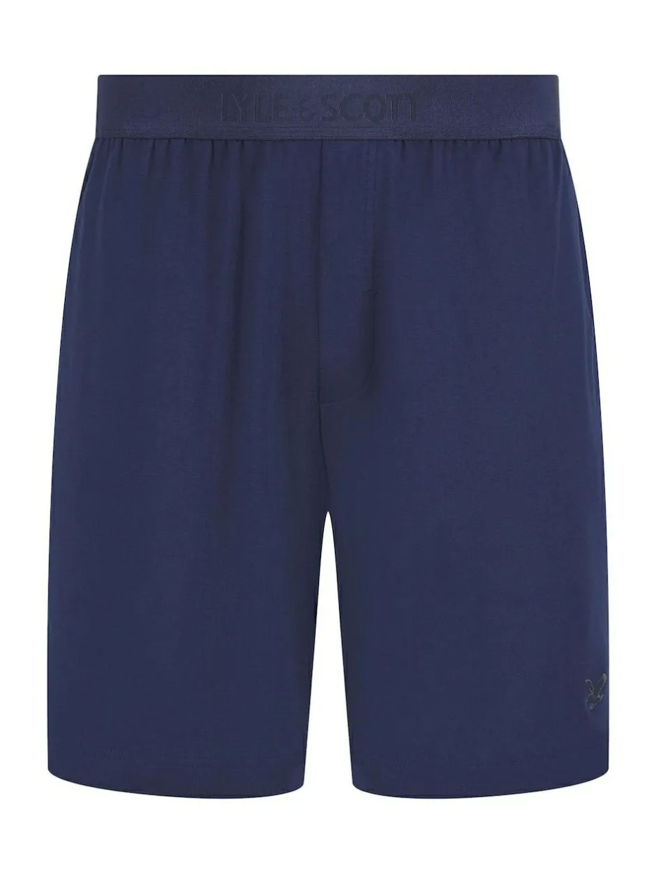 Lyle & Scott Lorenzo Sleep Shorts Set Blue New