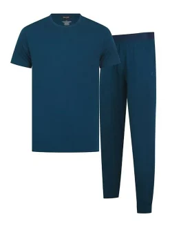 Lyle & Scott Blue Ward Premium Sleep Set