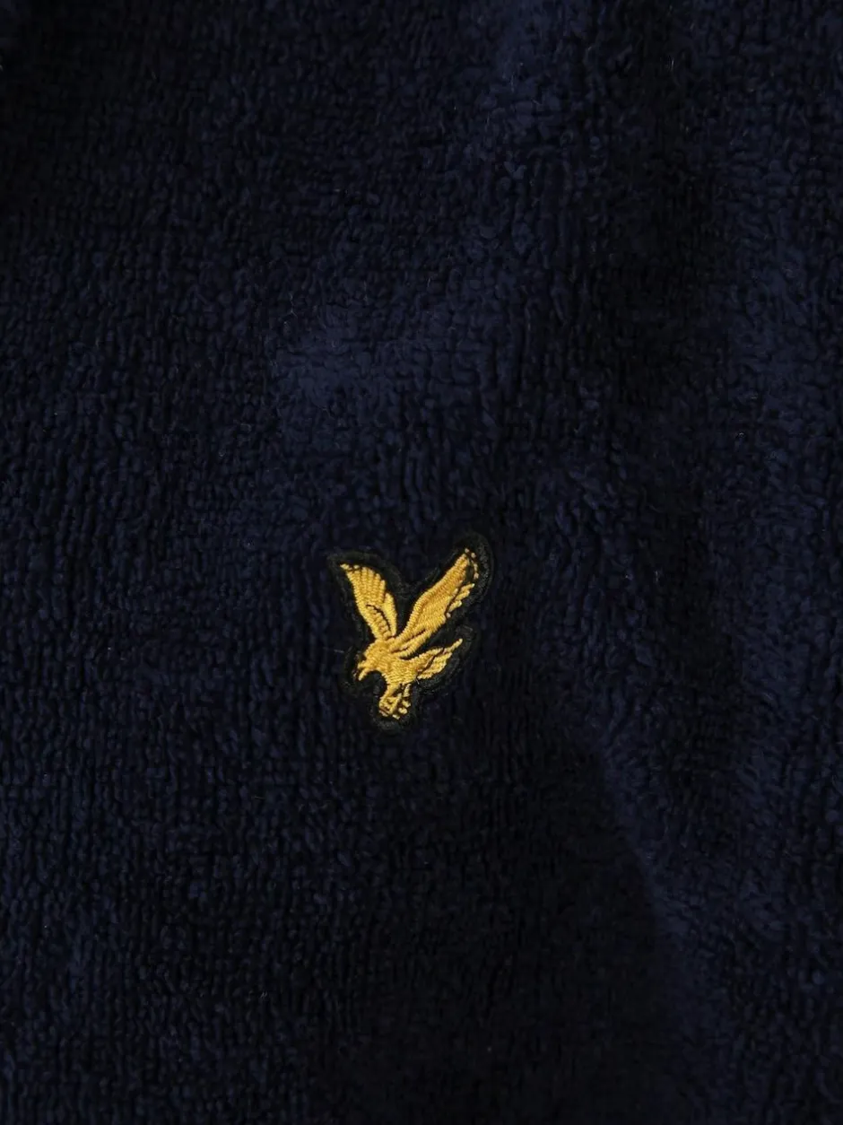 Lyle & Scott Denim Blue Dressing Gown Clearance