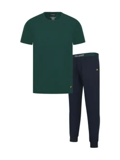 Lyle & Scott Green Cash Loungewear Set Best