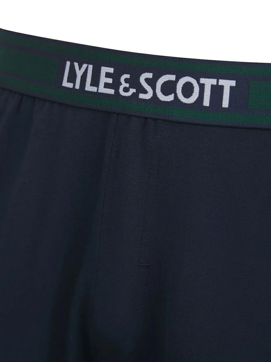 Lyle & Scott Green Cash Loungewear Set Best
