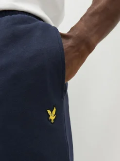 Lyle & Scott Cotton Jersey Shorts Navy Sale
