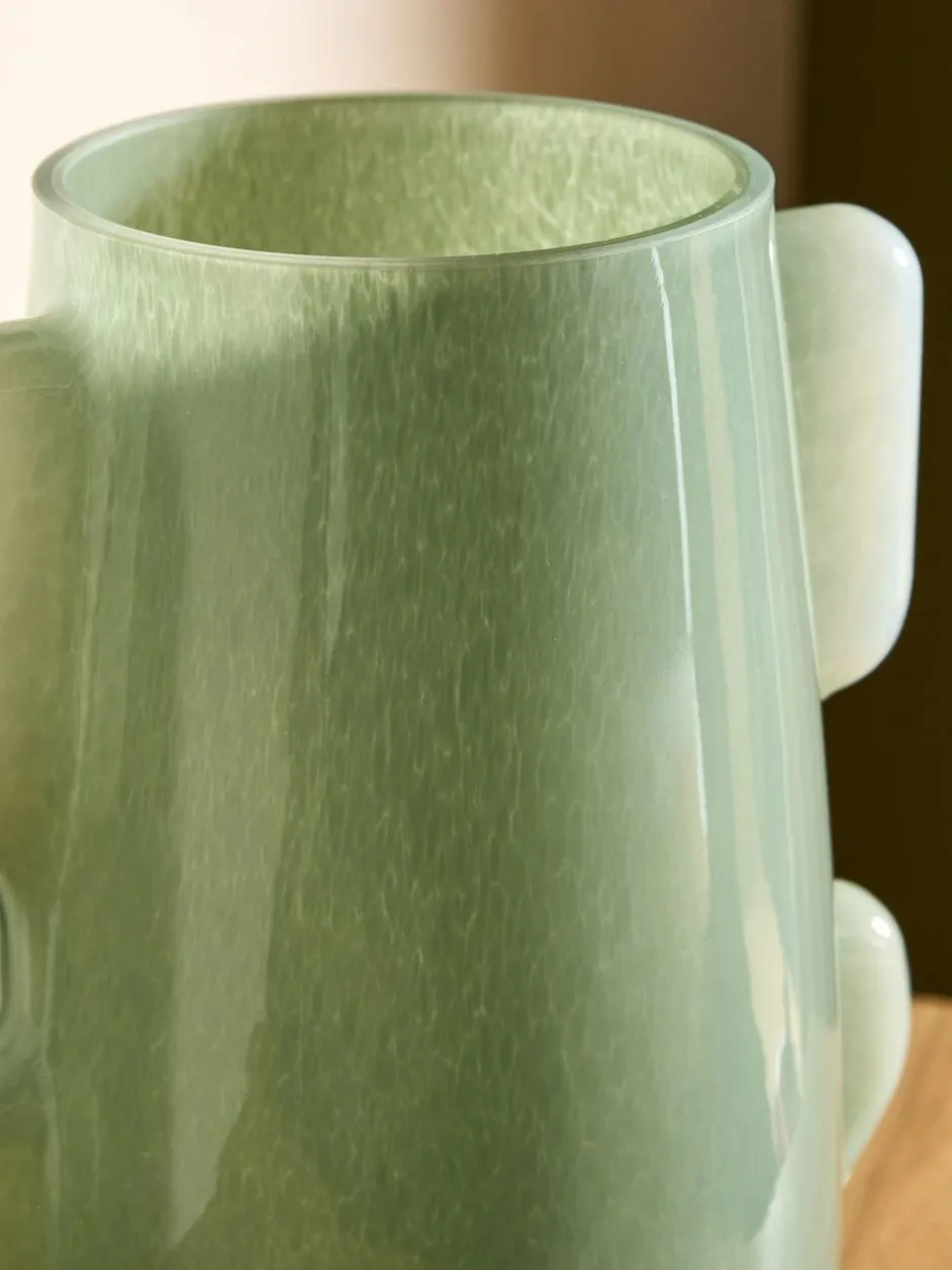 MADE.COM Green Mira Glass Vase Outlet