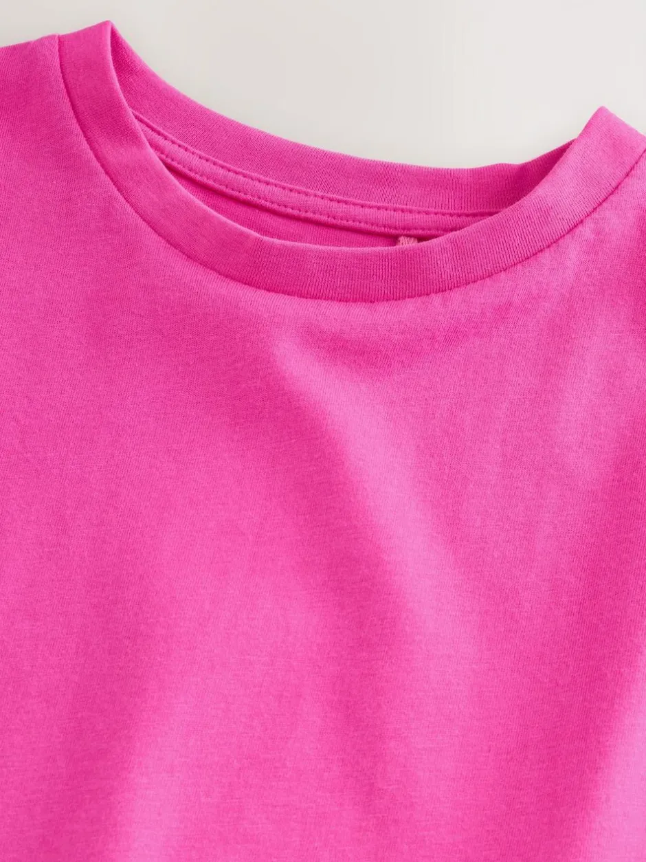 Next Oversized T-Shirt (3-16yrs) Magenta Pink New