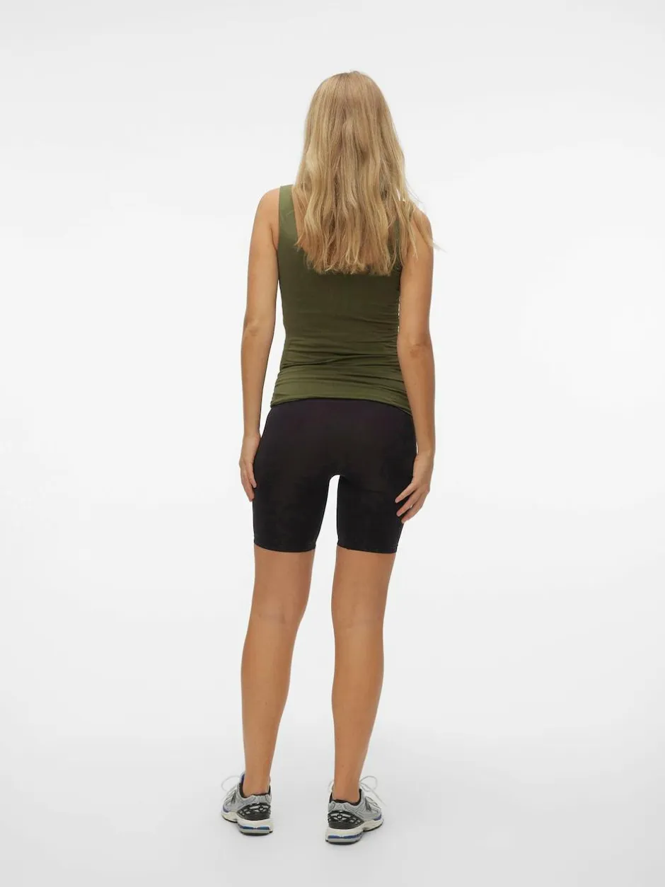 Mamalicious Maternity Seamless Leggings Black Discount