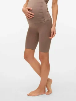 Mamalicious Maternity Seamless Leggings Brown Sale