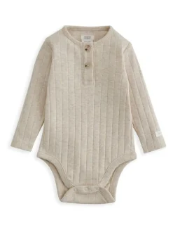 Mamas & Papas Cream 100% Cotton Rib Bodysuit and Safari Print Leggings Set Best