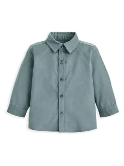 Mamas & Papas Cream Check Dungarees & Striped Shirt Set Clearance