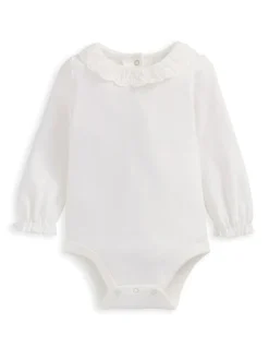 Mamas & Papas Pink 100% Cotton Crinkle Dungaree And Bodysuit Set Sale