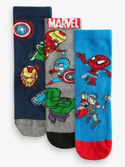 Next Marvel Avengers Superhero Cotton Rich Socks 3 Pack Online