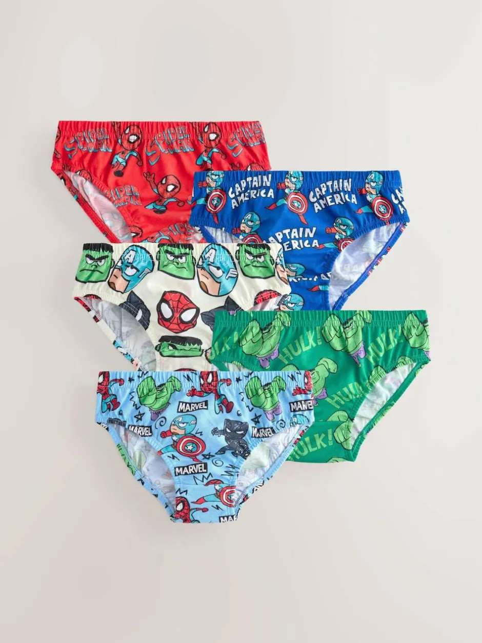 Next Briefs 5 Pack (1.5-10yrs) Marvel Outlet