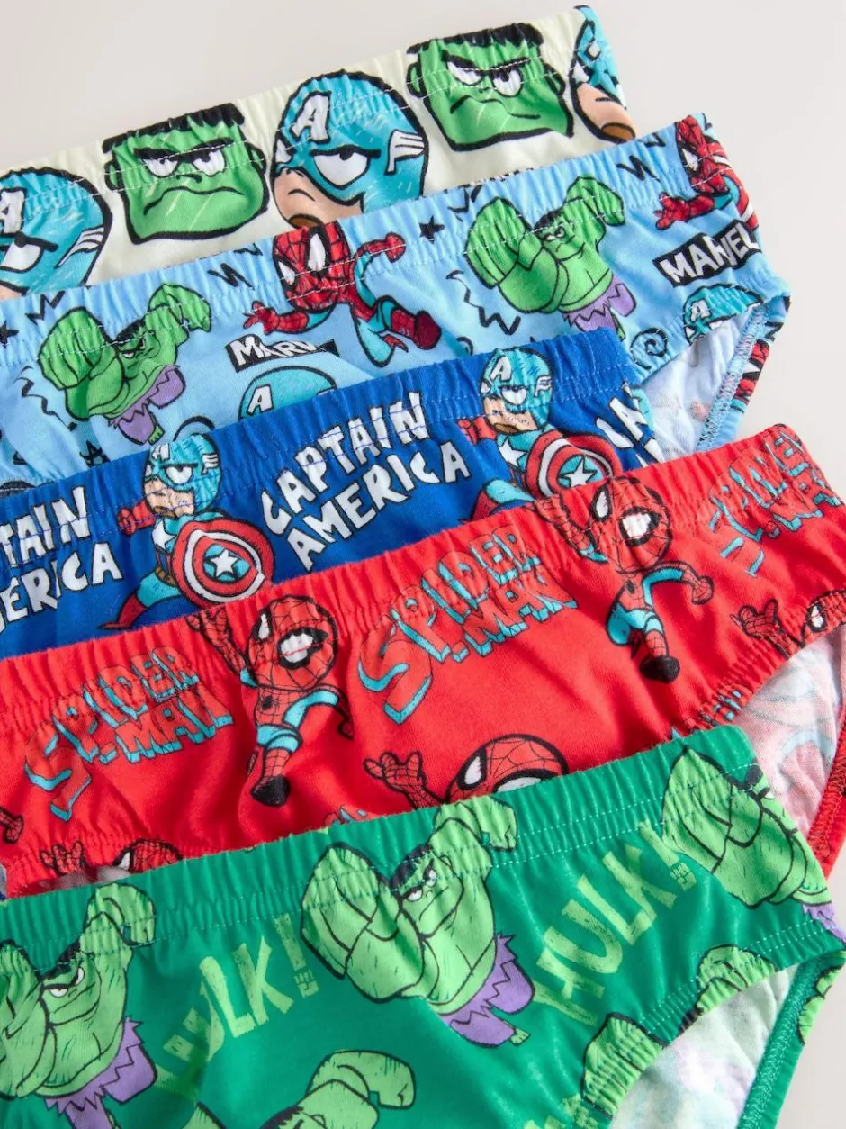 Next Briefs 5 Pack (1.5-10yrs) Marvel Outlet