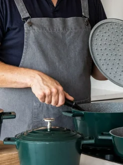 Masterclass Cast Aluminium 2.5L Casserole Dish Green Outlet
