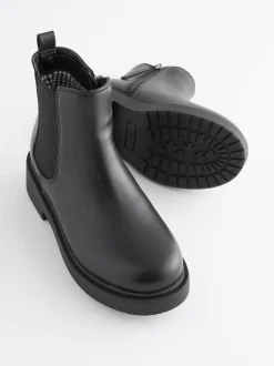 Next Wide Fit (G) Chelsea Ankle Boots Matt Black Sale